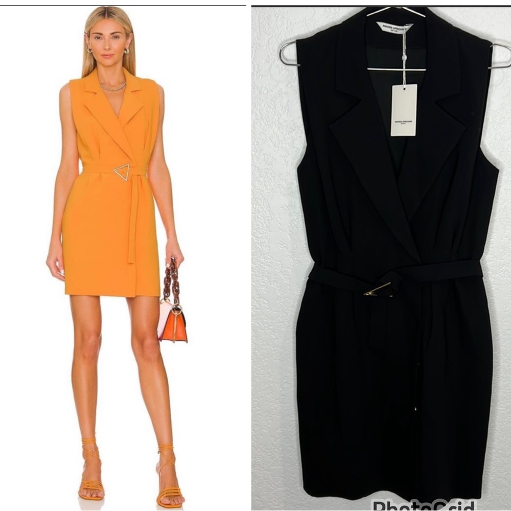 NWT Amanda Uprichard Elton Dress in Black Medium